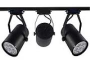 Combo 3 đèn rọi ray 7W + 1 ray 1 mét vỏ đen loại chuẩn